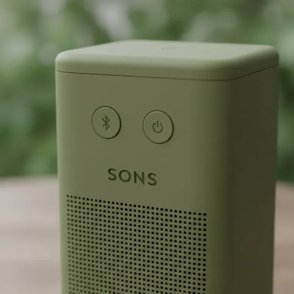 Close-up of Sonos Roam 2 back with new dedicated Bluetooth button